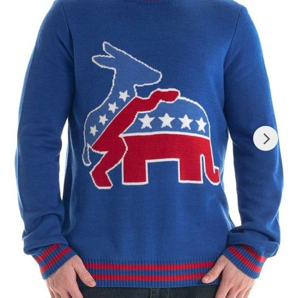 TIPSY ELVES Men's Sz XL Republican & Democrat - Picture 4 of 5